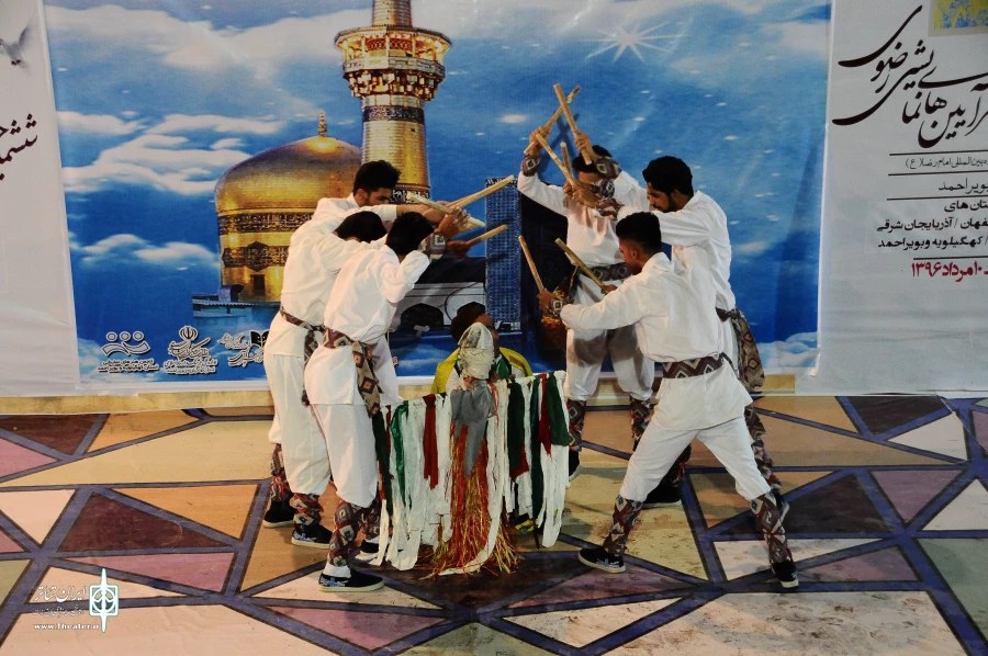 ششمین جشنواره ملی آیین های نمایشی در فرهنگ رضوی از هفتم تا دهم مردادماه  1396 یاسوج در حال اجراست  5