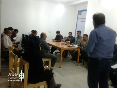 گزارش تصویری نشست  مسئولین اداره کل فرهنگ و ارشاد اسلامی استان با  مسئولین و هنرمندان نمایش شهرستان لنده