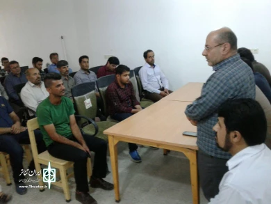 گزارش تصویری نشست  مسئولین اداره کل فرهنگ و ارشاد اسلامی استان با  مسئولین و هنرمندان نمایش شهرستان لنده