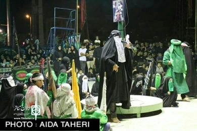 گزارش تصویری  گروه تعزیه جوانان بنی هاشم در گچساران