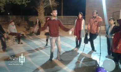 نمایش خیابانی « من عاشق آبشارم» اهواز