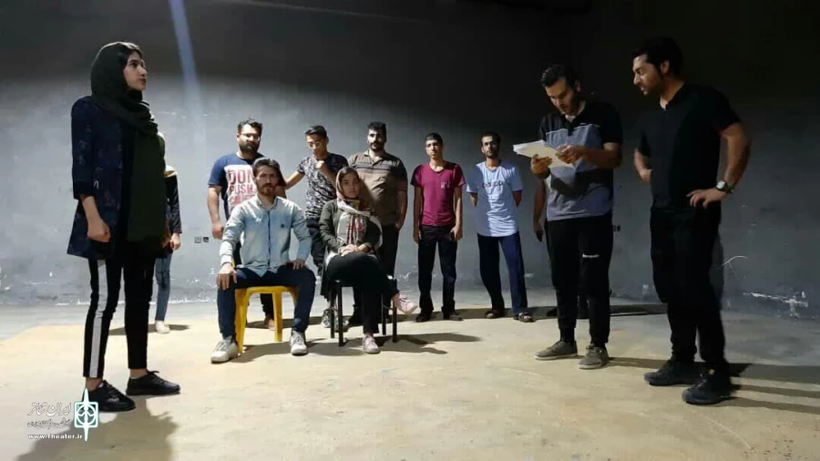 آغاز تمرینات نمایش " زمهریر " به کارگردانی محمدصالح کرمی در گچساران  2