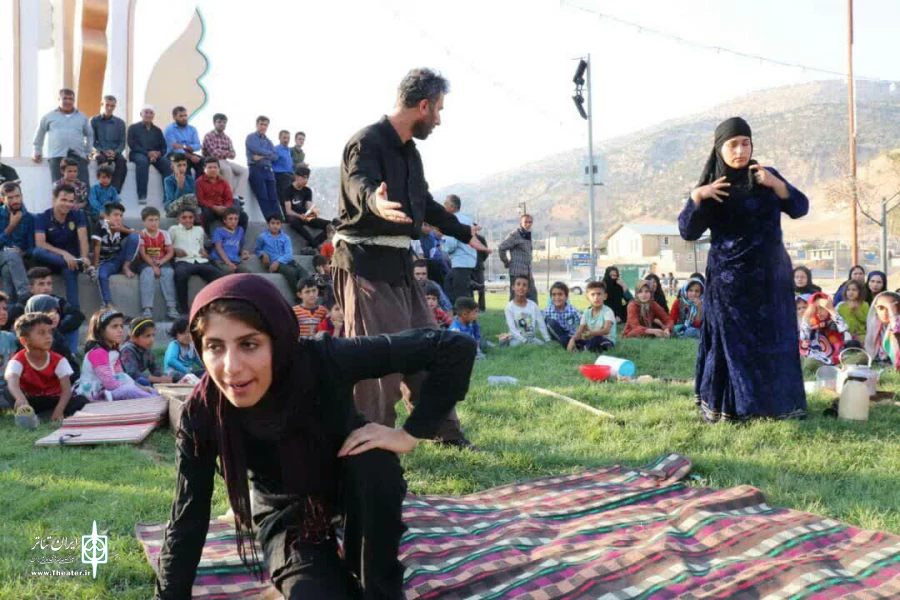 نمایش خیابانی "زَرو" در دیشموک به روی صحنه رفت 11