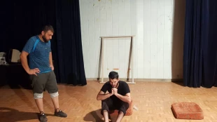 گزارشی از تمرینات نمایش «بالستیک زخم» به کارگردانی وحید پاراد 2