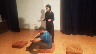 گزارشی از تمرینات نمایش «بالستیک زخم» به کارگردانی وحید پاراد 4