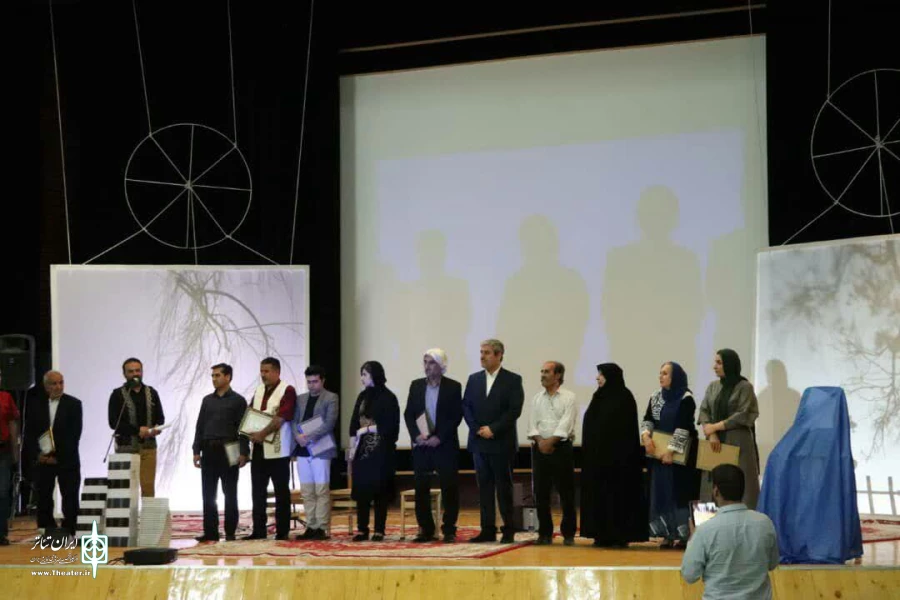 تجلیل از هنرمندان تئاتر گچساران در جشن غدیر 7