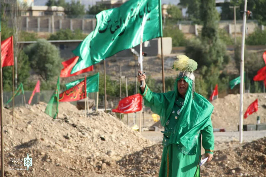 اجرای پرفورمنس طریق القدس در دهکده دفاع مقدس یاسوج 2