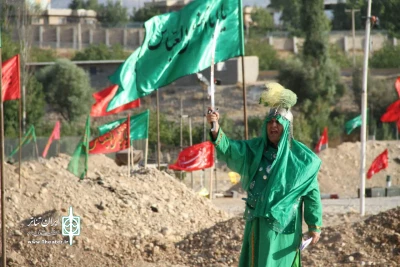 پرفورمنس طریق القدس در دهکده دفاع مقدس یاسوج