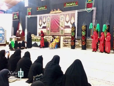 تعزیه بازار شام و شهادت حضرت رقیه (س) / میر رضا رفیعی/ یاسوج 1398 تئاتر هلیا