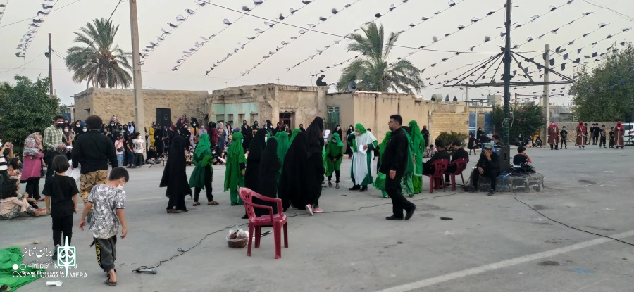 مجلس تعزیه سنتی شهادت امام حسین ع در سوق کهگیلویه اجرا شد. 5