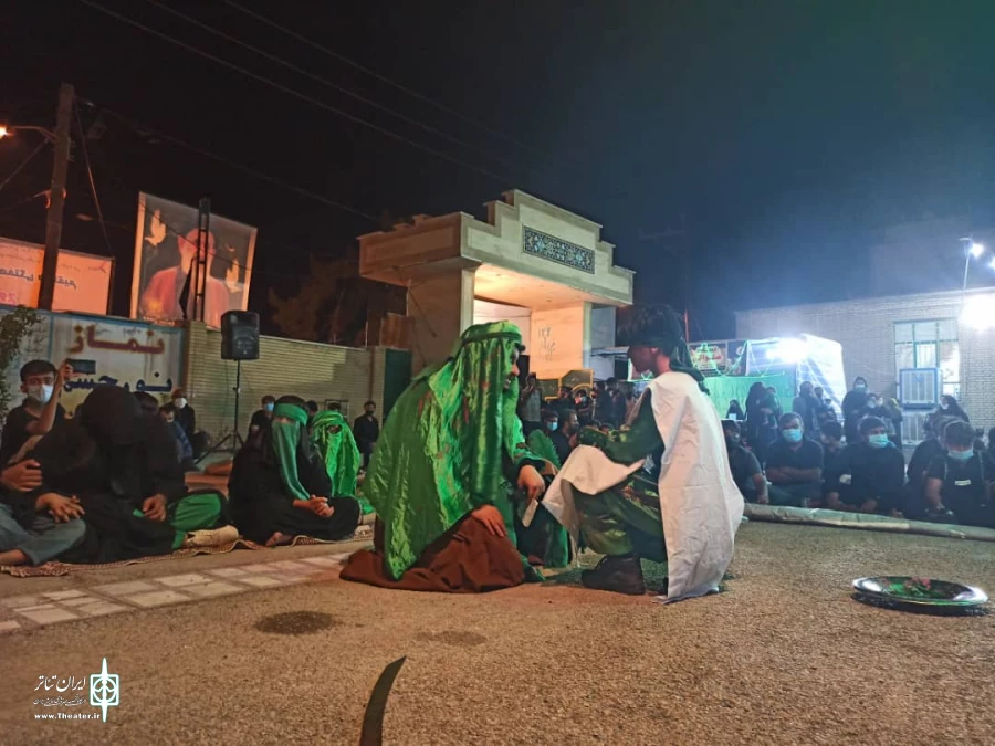 مجلس تعزیه سنتی شهادت علی اکبر ع در روستای راک از شهرستان کهگیلویه اجرا شد. 2