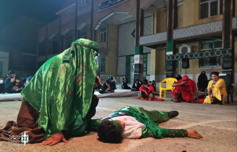 مجلس تعزیه سنتی شهادت علی اکبر ع در روستای راک از شهرستان کهگیلویه اجرا شد. 4