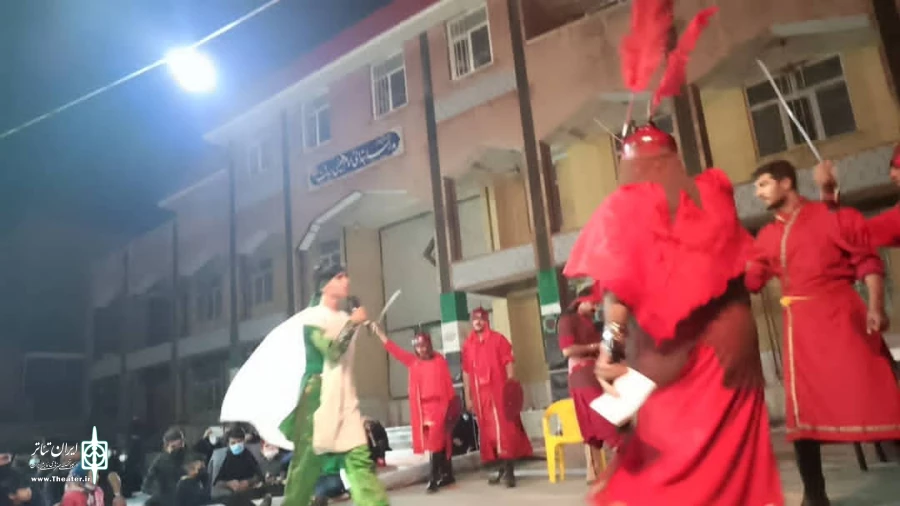 مجلس تعزیه سنتی شهادت علی اکبر ع در روستای راک از شهرستان کهگیلویه اجرا شد. 5