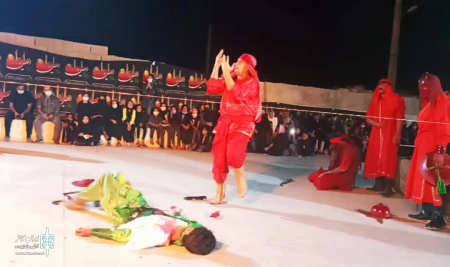 مجلس تعزیه سنتی شهادت علی اکبر ع در روستای راک از شهرستان کهگیلویه اجرا شد. 2
