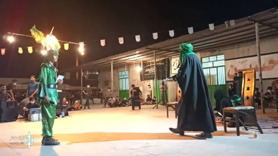 مجلس تعزیه سنتی شهادت علی اکبر ع در روستای راک از شهرستان کهگیلویه اجرا شد. 4