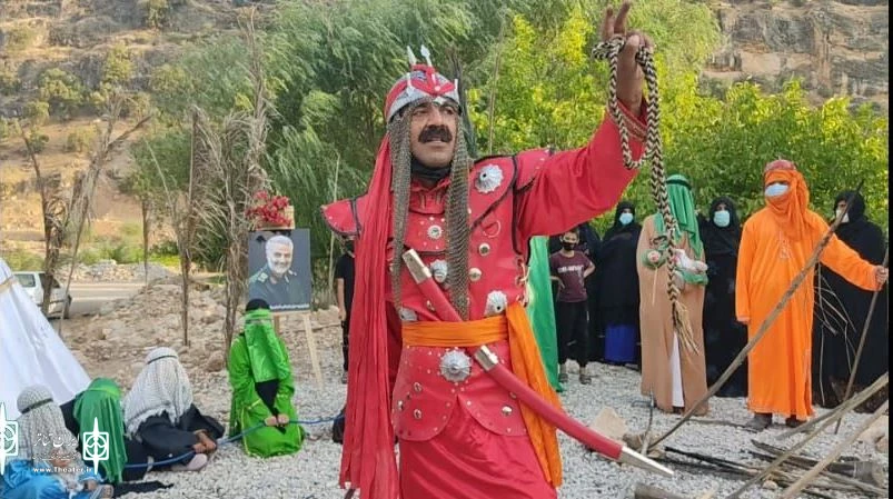 اجرای عمومی مجلس "تعزیه شام ویران" در شهرستان بویراحمد 2