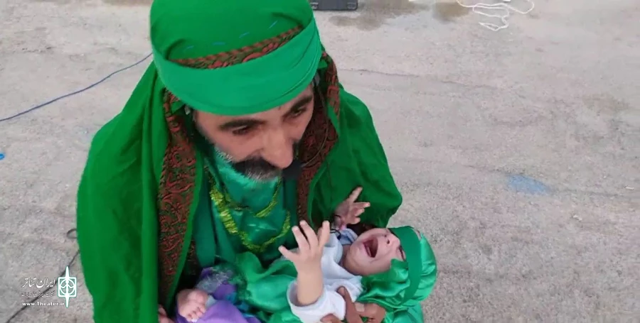 اجرای مجلس "تعزیه شهادت امام حسین(ع) و شهادت حضرت عباس(ع)"در سوق کهگیلویه 3