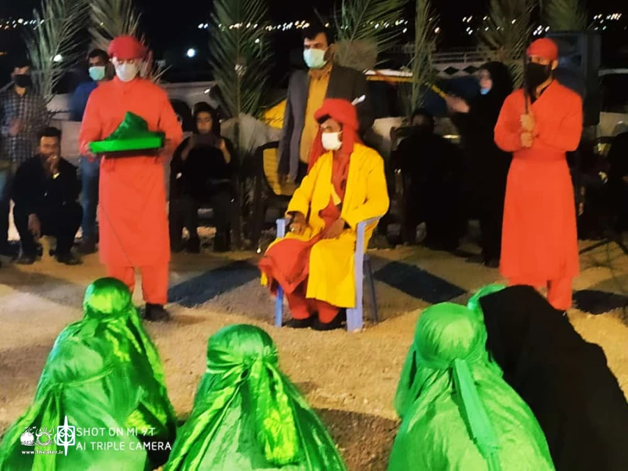 اجرای مجلس "تعزیه اسرای شام" در موکب عزاداران حسینی  3