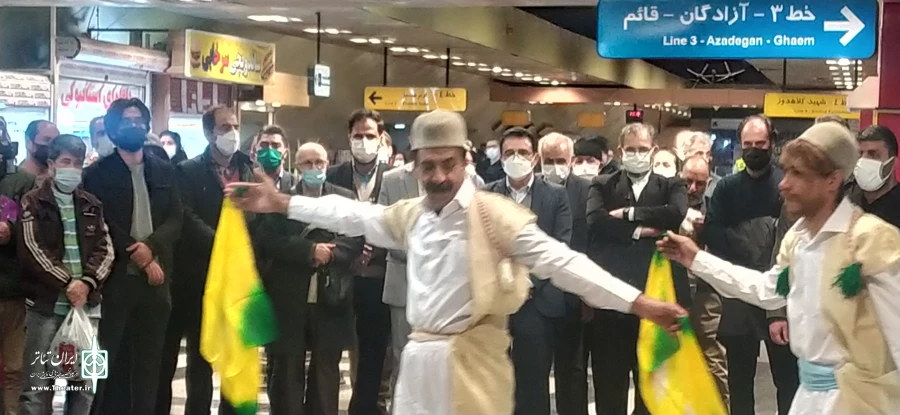 نمایش آئینی «ترکه بازی» از یاسوج اجرا شد 3