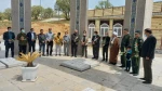 آیین عطرافشانی گلزار شهدای گمنام یاسوج با حضور هنرمندان و مسئولین 8