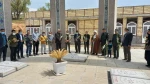 آیین عطرافشانی گلزار شهدای گمنام یاسوج با حضور هنرمندان و مسئولین 10