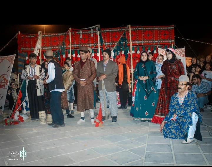 اجرای نمایش آیینی "گُل تِنگِس" در یاسوج 3