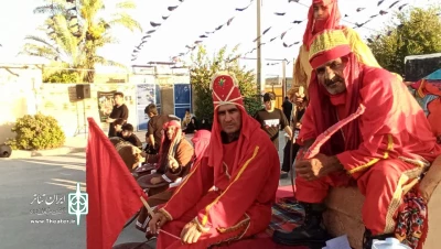 مجلس تعزیه سنتی در شهر سوق اجرا شد