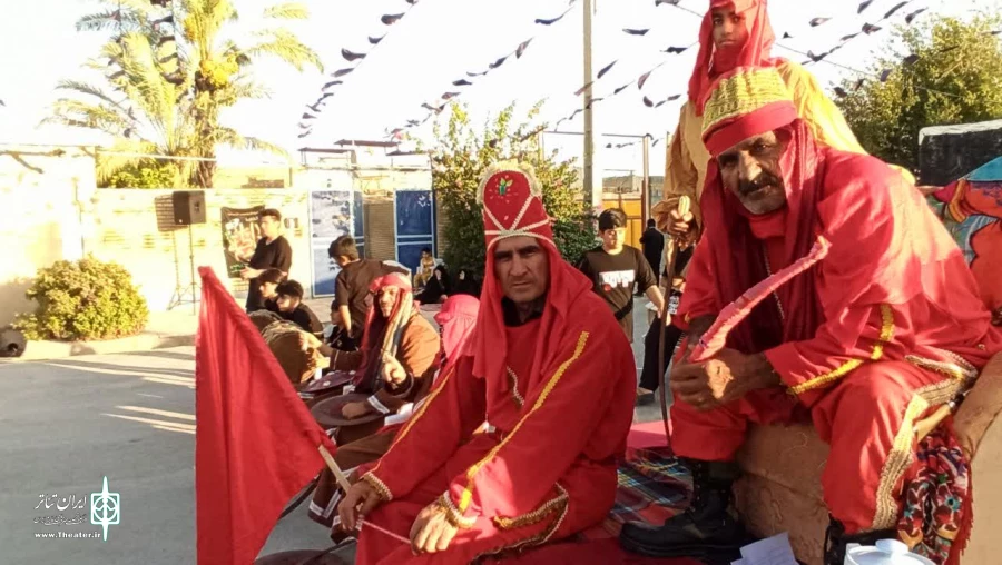 مجلس تعزیه سنتی در شهر سوق اجرا شد 2