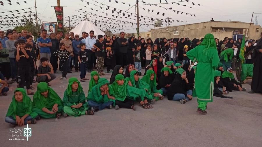 مجلس تعزیه سنتی در شهر سوق اجرا شد 5
