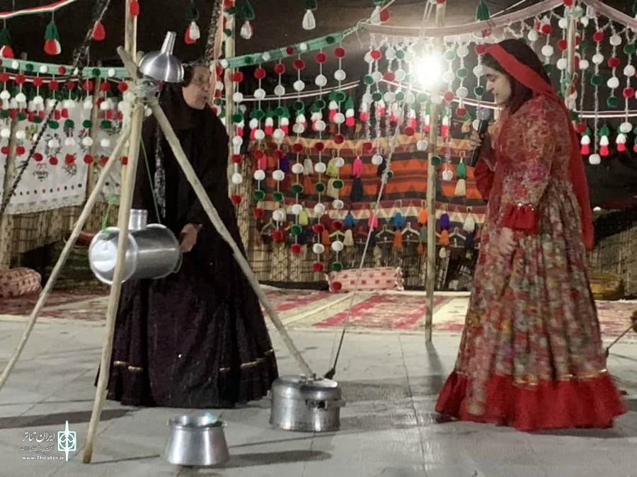 اجرای نمایش آئینی «عروس چشمه» در یاسوج 4