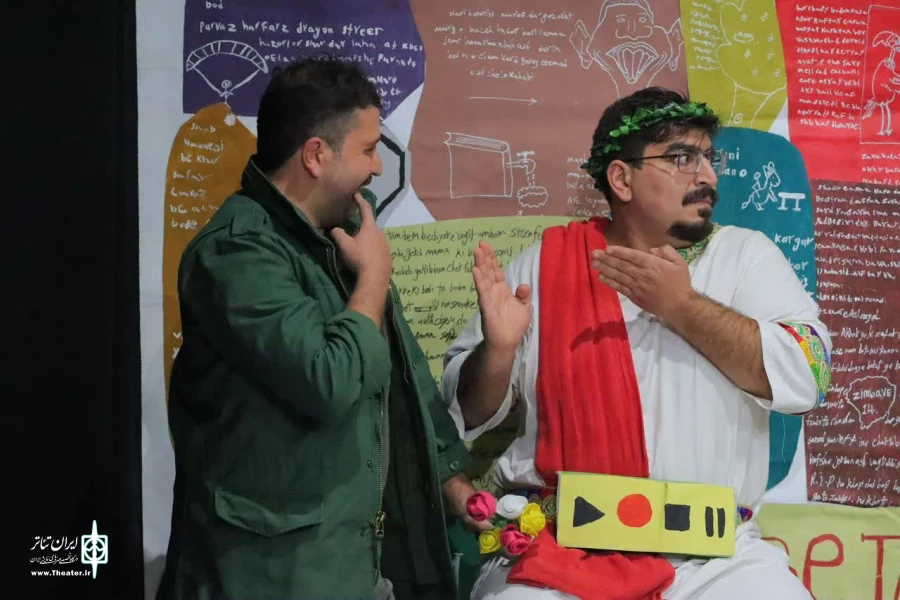 اجرا خوانی نمایش «دختر یانکی» در گچساران 4